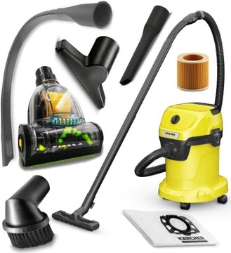 МОЩНЫЙ ПРОМЫШЛЕННЫЙ ПЫЛЕСОС KARCHER WD3 TURBO XXXL