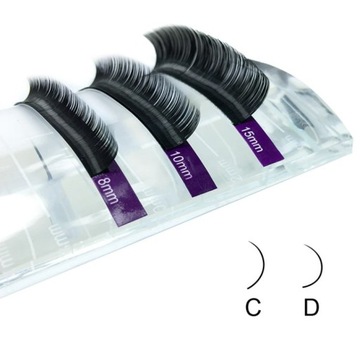 Ресницы Nagaraku Mink C 0,05 11 мм 16 полосок черные