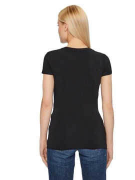 GUESS T-SHIRT - KOSZULKA CZARNA DAMSKA M