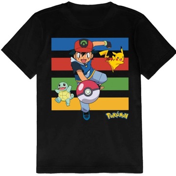 KOSZULKA DZIECIĘCA T-SHIRT DLA DZIECKA POKEMON 152 PREZENT JAKOŚĆ