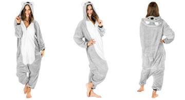 Комбинезон-комбинезон кигуруми, цельная плюшевая пижама, комбинезон на молнии, L