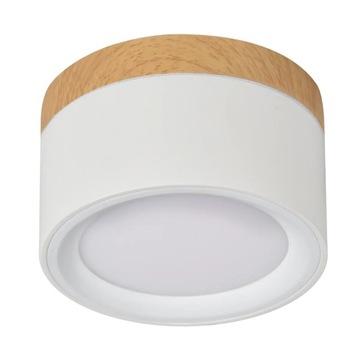 Накладной светильник Tori белый с деревом IP44 LED Inspire