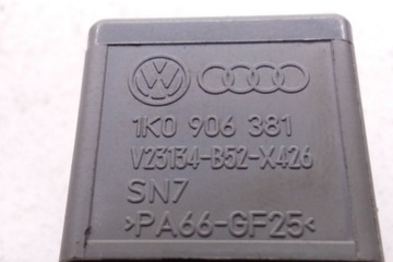 RELÉ VW PASSAT B6 (3C2) 1K0906381 2.0L DIESEL 103KW 2006
