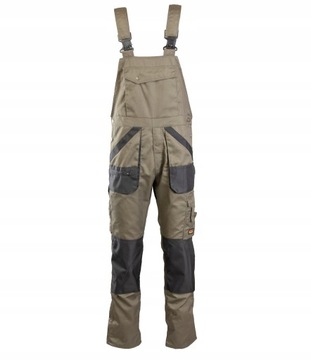 SPODNIE Robocze OGRODNICZKI Mocne KHAKI R. 54