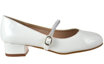 ТАПОЧКИ Silver STRIP Heel COMMUNION WHITE r35