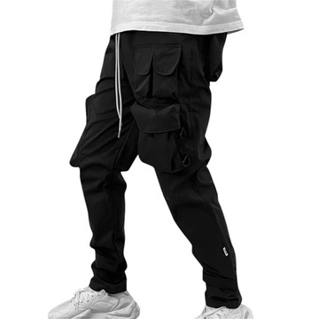 Joggers Cargo Pants for Men Casual Hip Hop Hit Col