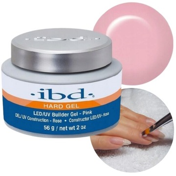 Żel IBD Builder UV LED PINK DUŻY 56g Żel Budujący Do Paznokci Różowy