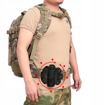 ВРАЩАЮЩИЙСЯ РЕМЕНЬ ТАКТИЧЕСКОГО РЮКЗАКА ДЛЯ ФОНАРИЦА