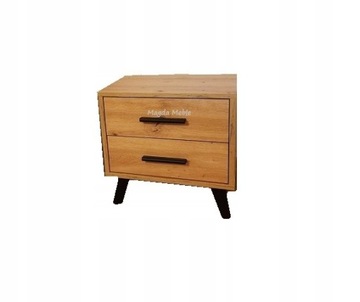 ZUMA SZAFKA NOCNA STOLIK DĄB ARTISAN loftowy 45 cm