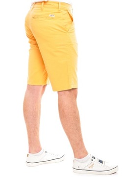 WRANGLER spodenki yellow CHINO SHORTS _ W38