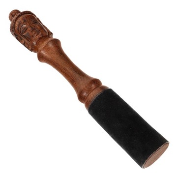 Деревянная звуковая чаша и палочка для тибетского пения.