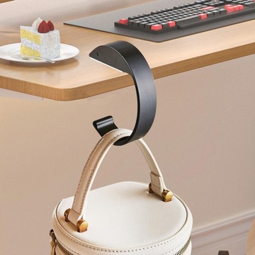 2 крючка для подвешивания сумок, алюминиевый боковой крючок для подвешивания на столе, 2 шт.