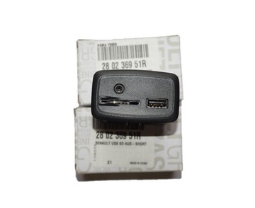 GNIAZDO USB KARTY SD AUX RENAULT 280236951R