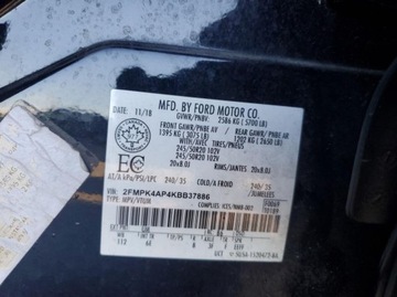 Ford Edge II 2018 Ford Edge 2.7 V6 335 KM, 4x4, ACC, panorama, grzane i wentylowane fotele, zdjęcie 12