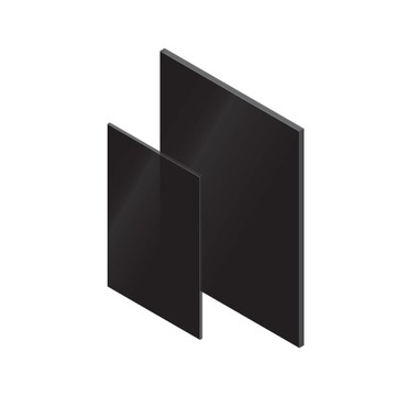 ПЛЕКСИ ЧЕРНЫЙ ПЛЕКСИ плексиглас 2мм 50х50см черный