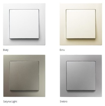 Одиночный переключатель, для скрытого монтажа Серебряный Оспель ЛП-1Г/м/18