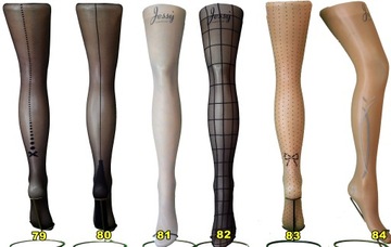 КОЛГОТКИ С ЦВЕТНЫМ УЗОРОМ ПОЛУМАТОВЫЕ ILEANA PATTERNS