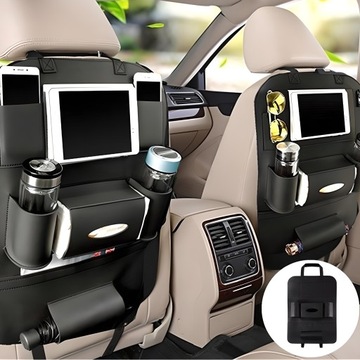 ОРГАНАЙЗЕР АВТОКРЕСЛА, ЗАЩИТА ИЗ ЭКО-КОЖИ