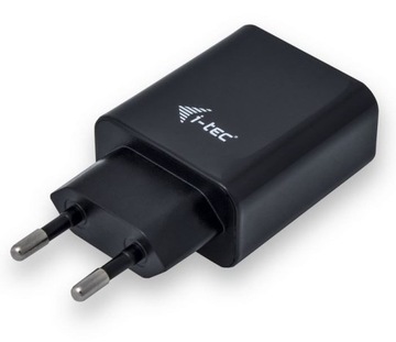 Зарядное устройство USB, 2 порта, 2,4 А, черное, 2 порта USB