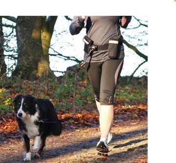 ПОВОДОК ДЛЯ БЕГА С СОБАКОЙ, НАбедренный ремень, свободные руки
