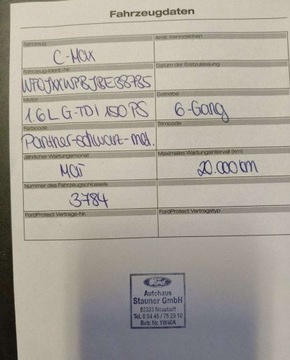 Ford C-MAX II Minivan 1.6 EcoBoost 150KM 2013 Ford C-MAX Ford C-MAX 1.6 Benzyna 150KM, zdjęcie 17