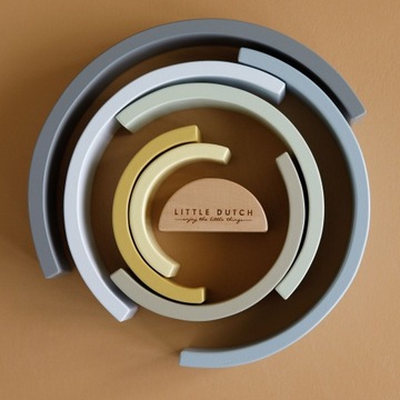 LITTLE DUTCH Деревянная РАДУГА Синий 12м+