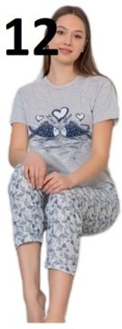 ПИЖАМА ЖЕНСКАЯ, хлопок, РАЗНЫЕ УЗОРЫ - XXXL - 3XL