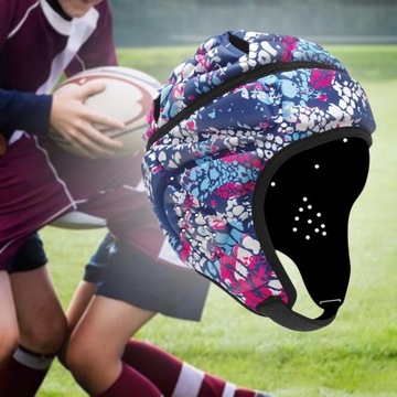 Kask do rugby, miękkie wyściełane nakrycie gł