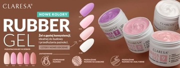 Claresa Żel Do Przedłużania Mleczny Budujący Rubber Gel 45g 10