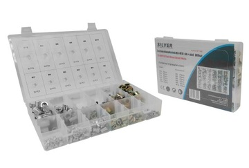 ZESTAW NITONAKRĘTEK M3-M10 MIX 300SZT ALU+STAL