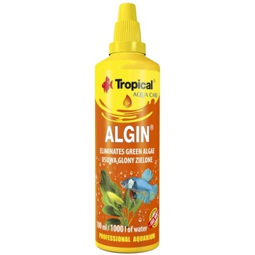 Tropical ALGIN 100ml na 1000l - koniec z glonami !