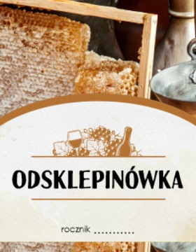 ETYKIETY 10 szt ODSKLEPINÓWKA słoiki etykieta