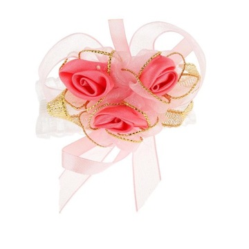 ch-Wrist Corsage Bracelet Flower for Wedding Bridal