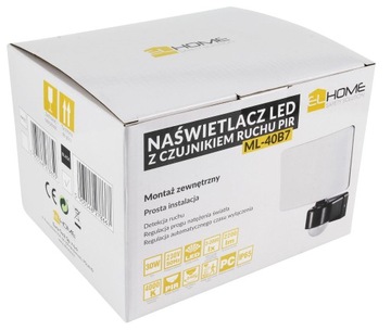 УЛИЧНАЯ СВЕТОДИОДНАЯ ЛАМПА 30Вт, садовый фасад IP65