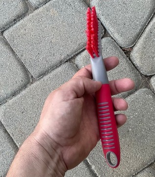 SZCZOTKA DO FUG SZCZELIN WĄSKA OLDMAN PŁYTEK KĄTÓW AUTA kaloryfera mycia 23