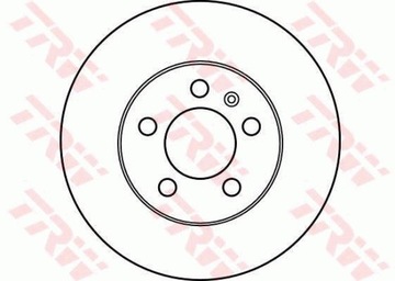 ПЕРЕДНИЕ ДИСКИ + КОЛОДКИ TRW VW GOLF V POLO 9N 256MM