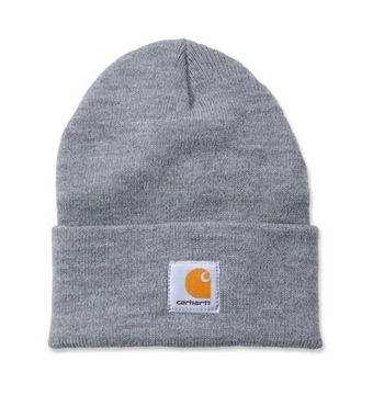 Czapka zimowa motocyklowa Carhartt beanie Szara