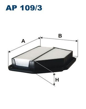 2× FILTRON AP 109/3 FILTR VZDUCHU