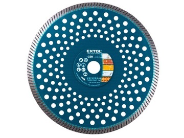 TARCZA DIAMENTOWA TURBO 230 MM do ciecia żelbetu betonu kostki krawężników