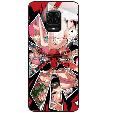 ETUI GLASS do XIAOMI REDMI NOTE 9 PRO Anime Wzory