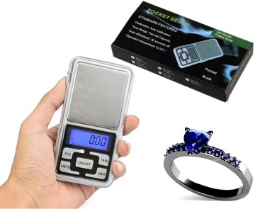 PRECYZJA WAGA JUBILERSKA LCD 200g-0,01g OGROMNA