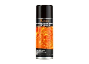 Smar z teflonem PTFE czerwony Spray 400ml -50°C do 150°C TEGER