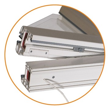 MC 746P-5 KONTAKTRON CZUJKA CZUJNIK MAGNETYCZNY BIAŁY NC NO OKNA ALARMTECH