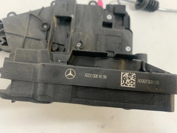 MERCEDES E TŘÍDA W213 ZÁMEK DVEŘE LEVÝ ZADNÍ ORIGINÁLNÍ EU