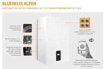 Kocioł gazowy kondensacyjny FERROLI BLUEHELIX ALPHA 24C