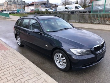 BMW Seria 3 E90-91-92-93 Touring E91 2.0 318i 129KM 2006 BMW 318i XENON KLIMA ALU HAK GRZANE FOTELE IDEALNY STAN Z NIEMIEC, zdjęcie 2