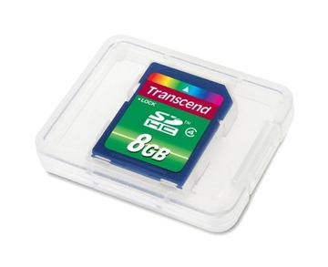 Стандартная карта памяти TRANSCEND 8 ГБ SD SDHC класса 4