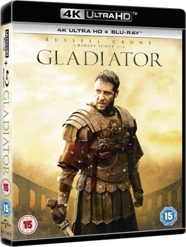 GLADIATOR 2000 4K UHD + Blu-Ray + Bonus Blu-Ray