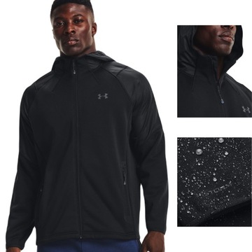 MĘSKA BLUZA KURTKA UNDER ARMOUR WODOODPORNA XL