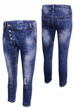Spodnie chłopięce jeansy 110-116